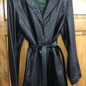 Danier Black Leather Jacket